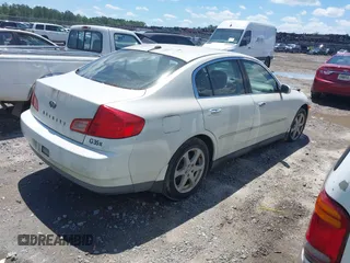 2004 Infiniti G35 w/Leather with VIN JNKCV51F44M717397, listed as a IAAI auction lot 42216675 with Not Provided miles and . Bid and sale history available at DreamBid. Image 4.
