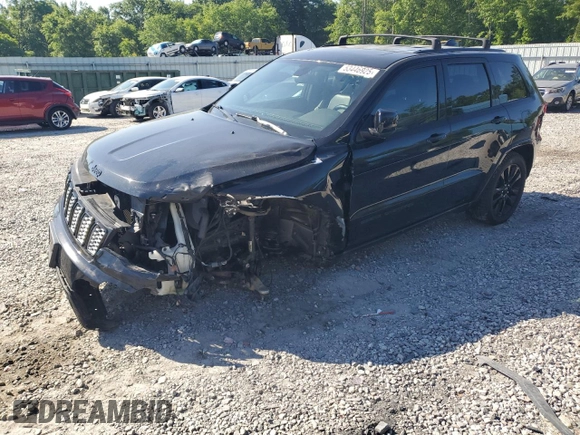 2018 Jeep Grand Cherokee Laredo with VIN 1C4RJFAG7JC249916, listed as a Copart auction lot 53446925 with 84,870 mi miles and Salvage title. Bid and sale history available at DreamBid. Image 1.