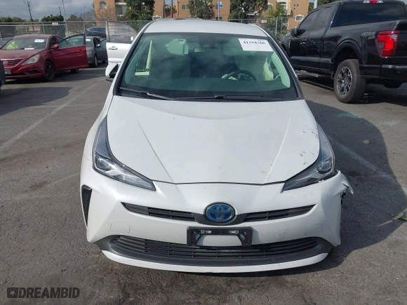 2021 Toyota Prius L Eco with VIN JTDKAMFUXM3144845, listed as a IAAI auction lot 41358306 with 1 mi miles. Bid and sale history available at carsss.com. Image 12.