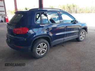 2016 Volkswagen Tiguan S with VIN WVGAV7AX5GW584747, listed as a IAAI auction lot 41853488 with 92,579 mi miles and . Bid and sale history available at DreamBid. Image 4.