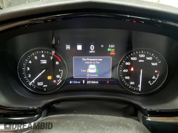 2021 Cadillac XT6 Premium Luxury with VIN 1GYKPDRS0MZ204101, listed as a Copart auction lot 45460135 with 20,104 mi miles and Salvage title. Bid and sale history available at DreamBid. Image 9.