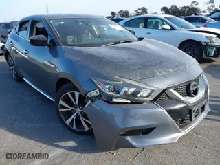 2017 Nissan Maxima SV with VIN 1N4AA6AP7HC387081, listed as a IAAI auction lot 41710501 with 144,538 mi miles. Bid and sale history available at carsss.com. Image 1.