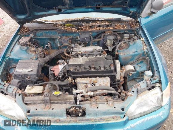 1995 Honda Civic z VIN 2HGEH237XSH516384, wystawiony jako IAAI lot #42193189 z przebiegiem 357 539 mil mil oraz . Historia ofert i sprzedaży dostępna na DreamBid. Obrazek 10.