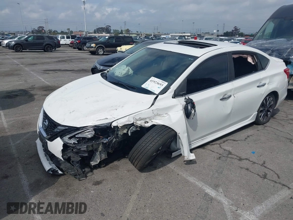 2017 Nissan Sentra SR Turbo with VIN 3N1CB7AP1HY248063, listed as a IAAI auction lot 41923693 with 112,814 mi miles. Bid and sale history available at carsss.com. Image 2.