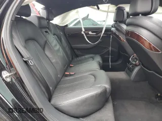 2014 Audi A8 4.0T with VIN WAUR2AFD5EN004618, listed as a Copart auction lot 50796255 with Not provided miles and Salvage title. Bid and sale history available at DreamBid. Image 10.