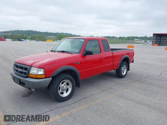 1998 Ford Ranger XL with VIN 1FTZR15X1WPB48716, listed as a IAAI auction lot 42090447 with 163,165 mi miles. Bid and sale history available at carsss.com. Image 2.