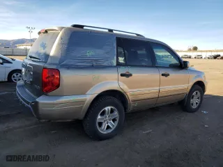 2005 Honda Pilot EX-L with NAVI with VIN 2HKYF18785H558200, listed as a Copart auction lot 86393924 with 235,140 mi miles and Salvage Title. Bid and sale history available at carsss.com. Image 3.