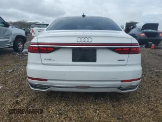 2019 Audi A8 z VIN WAU8DAF87KN018640, wystawiony jako Copart lot #54318975 z przebiegiem Nie podano mil oraz Szkoda całkowita • Salvage title. Historia ofert i sprzedaży dostępna na DreamBid. Obrazek 6.