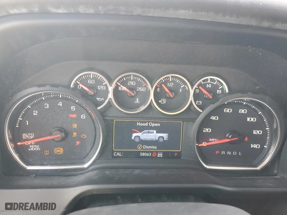 2022 Chevrolet Silverado 1500 LTD LT with VIN 1GCUYDED6NZ184439, listed as a Copart auction lot 78466964 with NaN miles and Salvage Title. Bid and sale history available at carsss.com. Image 9.