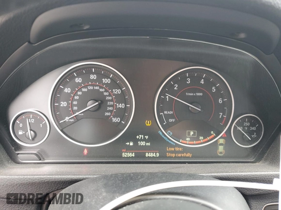 2015 BMW 4 Series 428i xDrive with VIN WBA4C9C53FG135250, listed as a Copart auction lot 56760725 with 52,564 mi miles and Clean title. Bid and sale history available at DreamBid. Image 9.