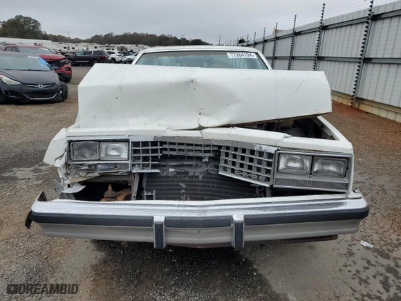 1984 Chevrolet El Camino with VIN 1GCCW80HXER207627, listed as a Copart auction lot 77284194 with NaN miles and Salvage Title. Bid and sale history available at carsss.com. Image 5.
