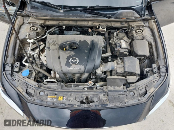 2022 Mazda 3 S with VIN 3MZBPAAL7NM304933, listed as a Copart auction lot 60727995 with 27,642 mi miles and Salvage title. Bid and sale history available at DreamBid. Image 11.