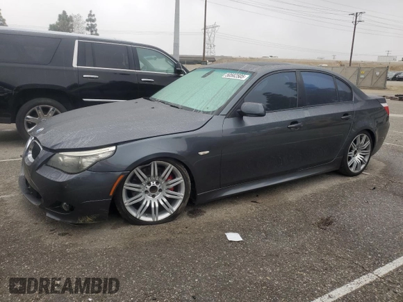 2009 BMW 5 Series 550i with VIN WBANW53559CT55926, listed as a Copart auction lot 50582505 with Not Provided miles and Salvage Title. Bid and sale history available at carsss.com. Image 1.