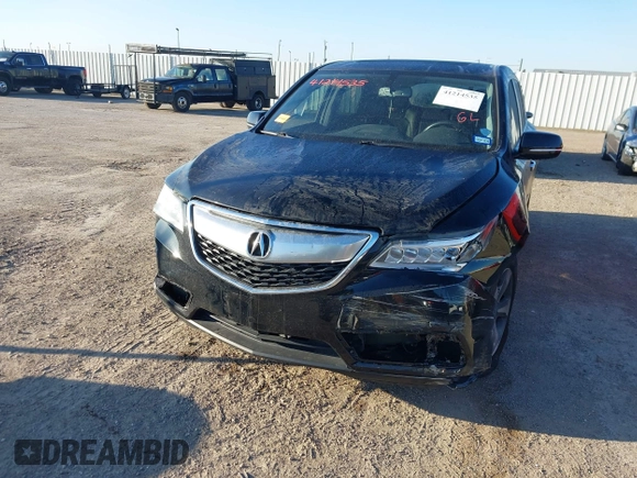 2014 Acura MDX with VIN 5FRYD3H24EB008446, listed as a IAAI auction lot 41214535 with 99,367 mi miles. Bid and sale history available at carsss.com. Image 6.