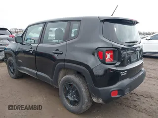 2017 Jeep Renegade Sport with VIN ZACCJBAB6HPG43142, listed as a IAAI auction lot 41719128 with 127,088 mi miles and . Bid and sale history available at carsss.com. Image 3.
