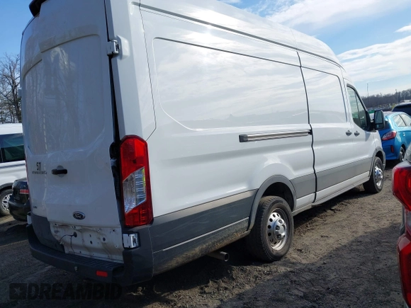 2023 Ford Transit Cargo with VIN 1FTBR3U88PKB01785, listed as a IAAI auction lot 41681093 with 47,672 mi miles and . Bid and sale history available at DreamBid. Image 4.