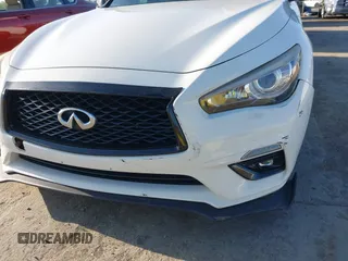 2018 Infiniti Q50 3.0t LUXE with VIN JN1EV7AP4JM364687, listed as a IAAI auction lot 41974812 with 87,439 mi miles. Bid and sale history available at carsss.com. Image 6.