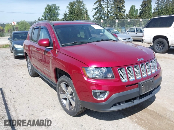 2016 Jeep Compass Latitude with VIN 1C4NJDEB3GD755831, listed as a IAAI auction lot 42222434 with 115,593 mi miles and . Bid and sale history available at DreamBid. Image 1.