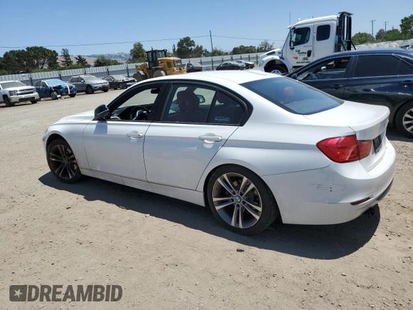 2012 BMW 3 Series 328i with VIN WBA3A5G51CNP18105, listed as a Copart auction lot 57418035 with 120,575 mi miles and Salvage title. Bid and sale history available at DreamBid. Image 2.