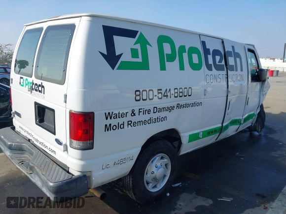 2008 Ford Econoline Cargo Commercial with VIN 1FTNE24L28DB01794, listed as a IAAI auction lot 41663920 with Not Provided miles and . Bid and sale history available at DreamBid. Image 4.