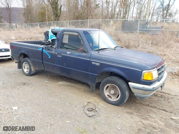 1994 Ford Ranger Splash with VIN 1FTCR14U9RPB93307, listed as a IAAI auction lot 41740206 with 222,691 mi miles. Bid and sale history available at carsss.com. Image 1.