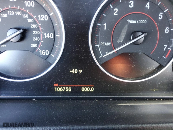2017 BMW 4 Series 430i with VIN WBA4F7C5XHG437942, listed as a Copart auction lot 46504255 with 106,756 mi miles and Salvage Title. Bid and sale history available at carsss.com. Image 9.