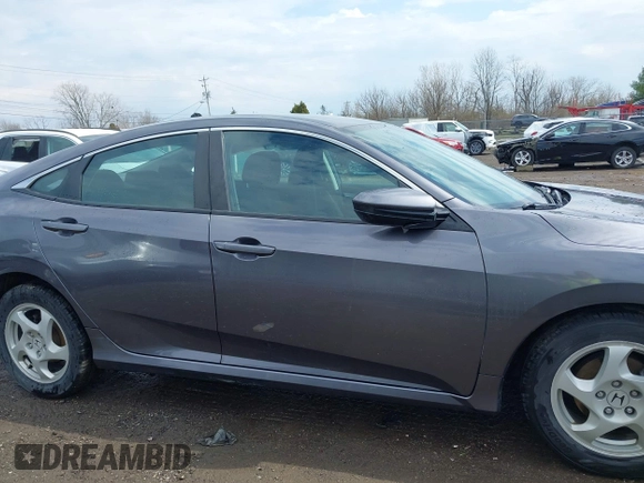 2016 Honda Civic Sedan LX with VIN 19XFC2F57GE218258, listed as a IAAI auction lot 41900810 with 53,116 mi miles. Bid and sale history available at carsss.com. Image 14.