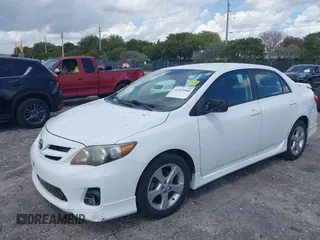 2013 Toyota Corolla L with VIN 5YFBU4EEXDP089483, listed as a IAAI auction lot 41923860 with 108,886 mi miles. Bid and sale history available at carsss.com. Image 2.