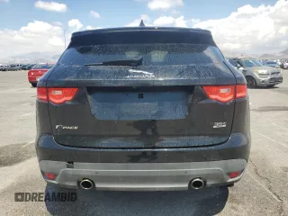 2017 Jaguar F-Pace 35t Premium with VIN SADCJ2BVXHA090332, listed as a Copart auction lot 55671435 with 92,443 mi miles and Salvage Title. Bid and sale history available at DreamBid. Image 6.