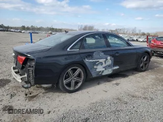 2013 Audi A8 3.0L z VIN WAUAGAFD3DN001326, wystawiony jako Copart lot #88724985 z przebiegiem 89 859 mil mil oraz Szkoda całkowita • Salvage title. Historia ofert i sprzedaży dostępna na DreamBid. Obrazek 3.