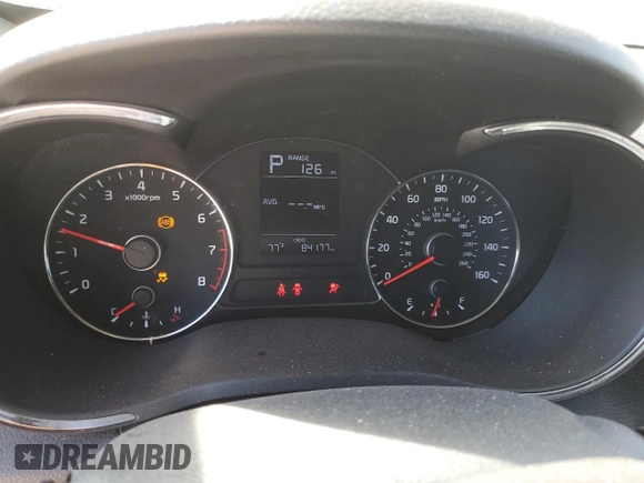 2017 Kia Forte5 LX with VIN KNAFK5A86H5683095, listed as a Copart auction lot 51179385 with 84,177 mi miles and Salvage Title. Bid and sale history available at carsss.com. Image 9.