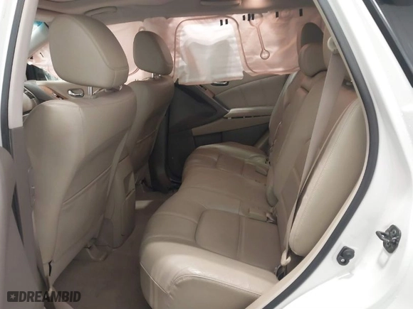 2012 Nissan Murano S with VIN JN8AZ1MW9CW229751, listed as a IAAI auction lot 41491188 with 123,209 mi miles. Bid and sale history available at carsss.com. Image 8.