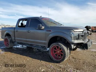 2018 Ford F-150 XL with VIN 1FTEW1EG4JKC18755, listed as a Copart auction lot 88741905 with 0 mi miles and Salvage Title. Bid and sale history available at carsss.com. Image 4.