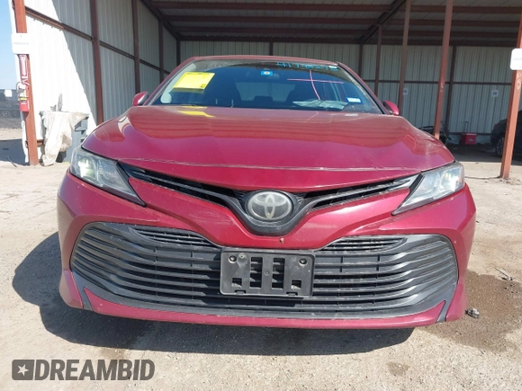 2019 Toyota Camry LE with VIN 4T1B11HK4KU725075, listed as a IAAI auction lot 41781275 with 156,856 mi miles and . Bid and sale history available at DreamBid. Image 12.