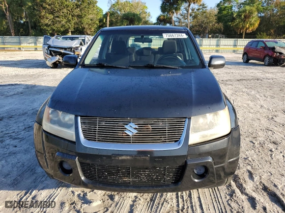 2007 Suzuki Grand Vitara with VIN JS3TE941674200553, listed as a Copart auction lot 75667344 with 177,312 mi miles and Salvage Title. Bid and sale history available at carsss.com. Image 5.