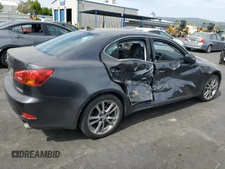 2008 Lexus IS 350 with VIN JTHBE262582013646, listed as a Copart auction lot 53187215 with 130,826 mi miles and Clean title. Bid and sale history available at DreamBid. Image 3.