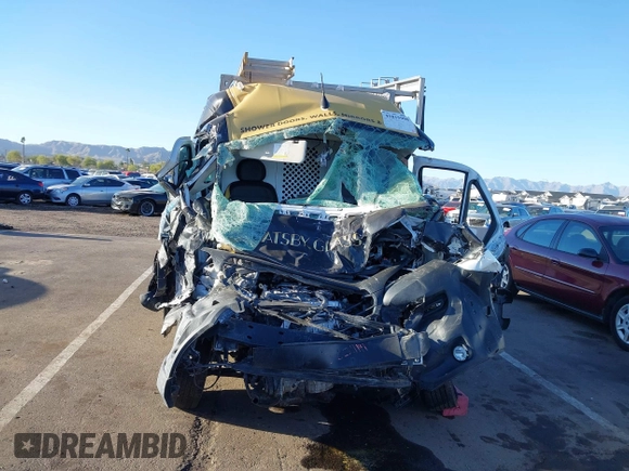 2023 Ram ProMaster Cargo with VIN 3C6LRVDG3PE538899, listed as a IAAI auction lot 41815998 with Not Provided miles. Bid and sale history available at carsss.com. Image 11.