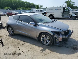 2012 Honda CR-Z EX with VIN JHMZF1D6XCS004834, listed as a Copart auction lot 53790365 with 109,828 mi miles and Salvage title. Bid and sale history available at DreamBid. Image 4.