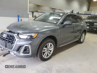 2024 Audi Q5 S line Premium with VIN WA1GAAFY2R2070562, listed as a Copart auction lot 86247894 with 2,437 mi miles and Salvage Title. Bid and sale history available at carsss.com. Image 1.