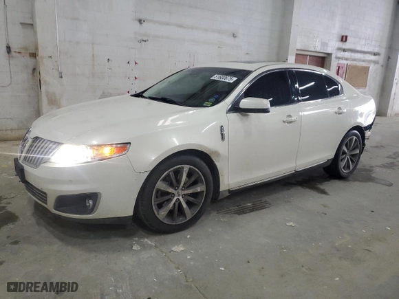 2009 Lincoln MKS with VIN 1LNHM93R09G606856, listed as a Copart auction lot 51600675 with 96,772 mi miles and Salvage Title. Bid and sale history available at carsss.com. Image 1.