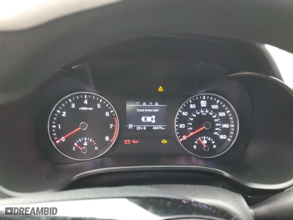 2021 Kia Forte LXS with VIN 3KPF24AD0ME320137, listed as a Copart auction lot 45995215 with 48,476 mi miles and Salvage Title. Bid and sale history available at carsss.com. Image 9.