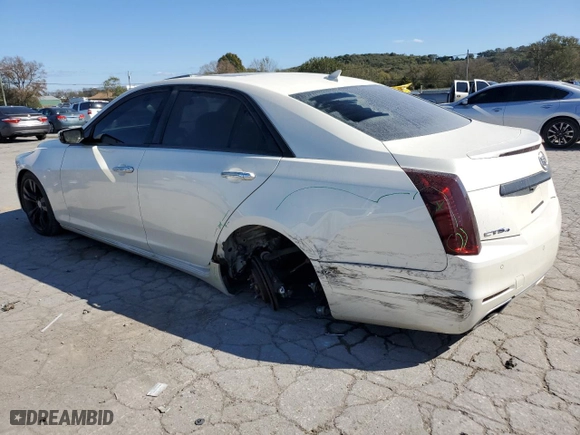 2014 Cadillac CTS Sedan Premium AWD with VIN 1G6AZ5S30E0145483, listed as a Copart auction lot 76355864 with 89,917 mi miles and Salvage Title. Bid and sale history available at carsss.com. Image 2.