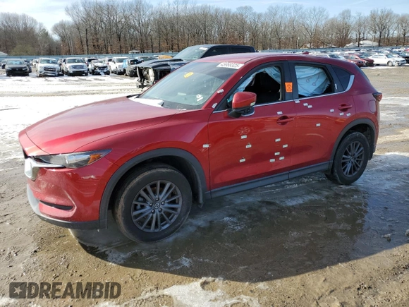 2020 Mazda CX-5 Sport with VIN JM3KFABM2L1817439, listed as a Copart auction lot 45988325 with 98,044 mi miles and Salvage Title. Bid and sale history available at carsss.com. Image 1.
