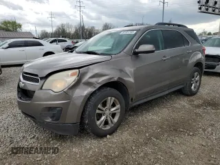 2010 Chevrolet Equinox LT w/1LT with VIN 2CNALDEW5A6237460, listed as a Copart auction lot 54101745 with 156,510 mi miles and Salvage Title. Bid and sale history available at carsss.com. Image 1.