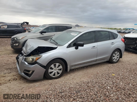 2016 Subaru Impreza 2.0i z VIN JF1GPAA68GH300048, wystawiony jako Copart lot #55816835 z przebiegiem 118 218 mil mil oraz Szkoda całkowita • Salvage title. Historia ofert i sprzedaży dostępna na DreamBid. Obrazek 1.