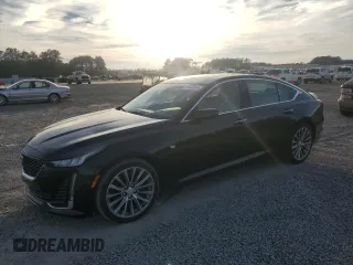 2020 Cadillac CT5 Premium Luxury with VIN 1G6DN5RK8L0114467, listed as a Copart auction lot 80482314 with 94,434 mi miles and Salvage Title. Bid and sale history available at carsss.com. Image 1.