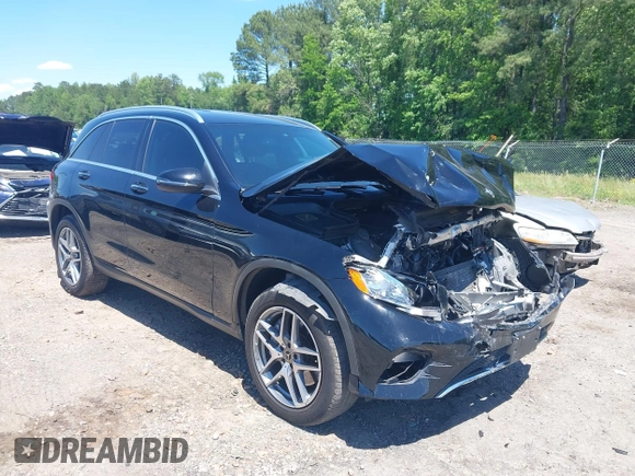 2019 Mercedes-Benz GLC 300 with VIN WDC0G4JB2KV126704, listed as a IAAI auction lot 42186764 with 63,070 mi miles and . Bid and sale history available at DreamBid. Image 1.