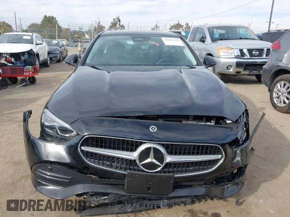 2025 Mercedes-Benz C 300 with VIN W1KAF4GBXSR238038, listed as a IAAI auction lot 41682379 with 431 mi miles and . Bid and sale history available at DreamBid. Image 12.