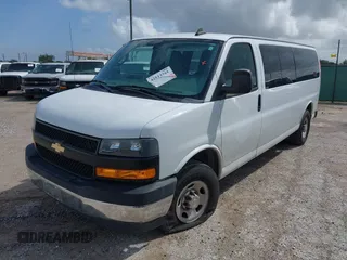 2020 Chevrolet Express Passenger LS with VIN 1GAZGNFG3L1241756, listed as a IAAI auction lot 42513261 with 23,256 mi miles and . Bid and sale history available at DreamBid. Image 2.