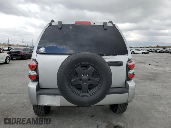 2003 Jeep Liberty Limited with VIN 1J4GK58K33W649265, listed as a Copart auction lot 54264095 with 154,152 mi miles and Salvage title. Bid and sale history available at DreamBid. Image 6.